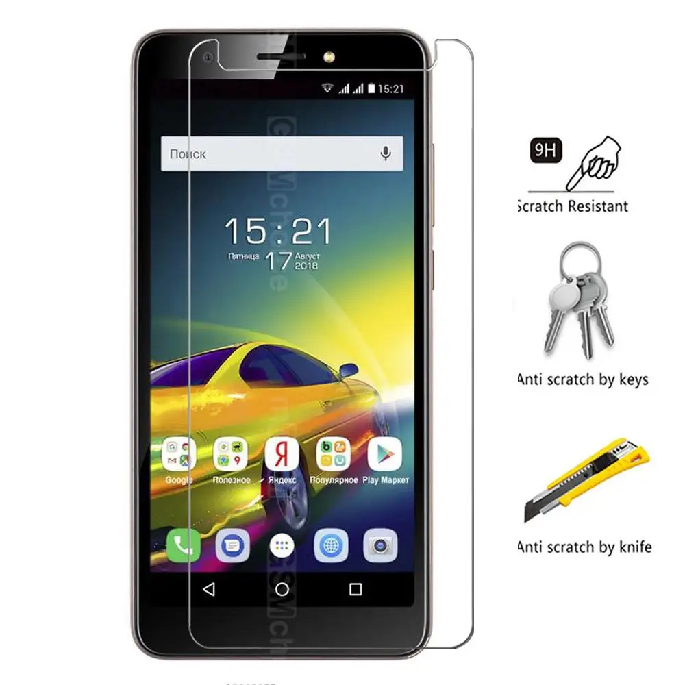 Закаленное стекло 9H для смартфона Fly Slimline photo профессиональная защитная пленка