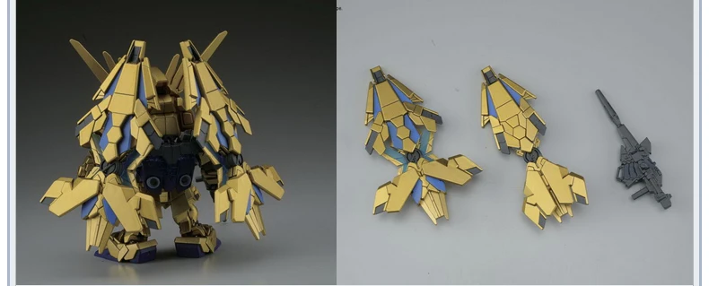 Японские Аниме фигурки Gundam SD BB Banshee робот экшн пластиковые модели Наборы