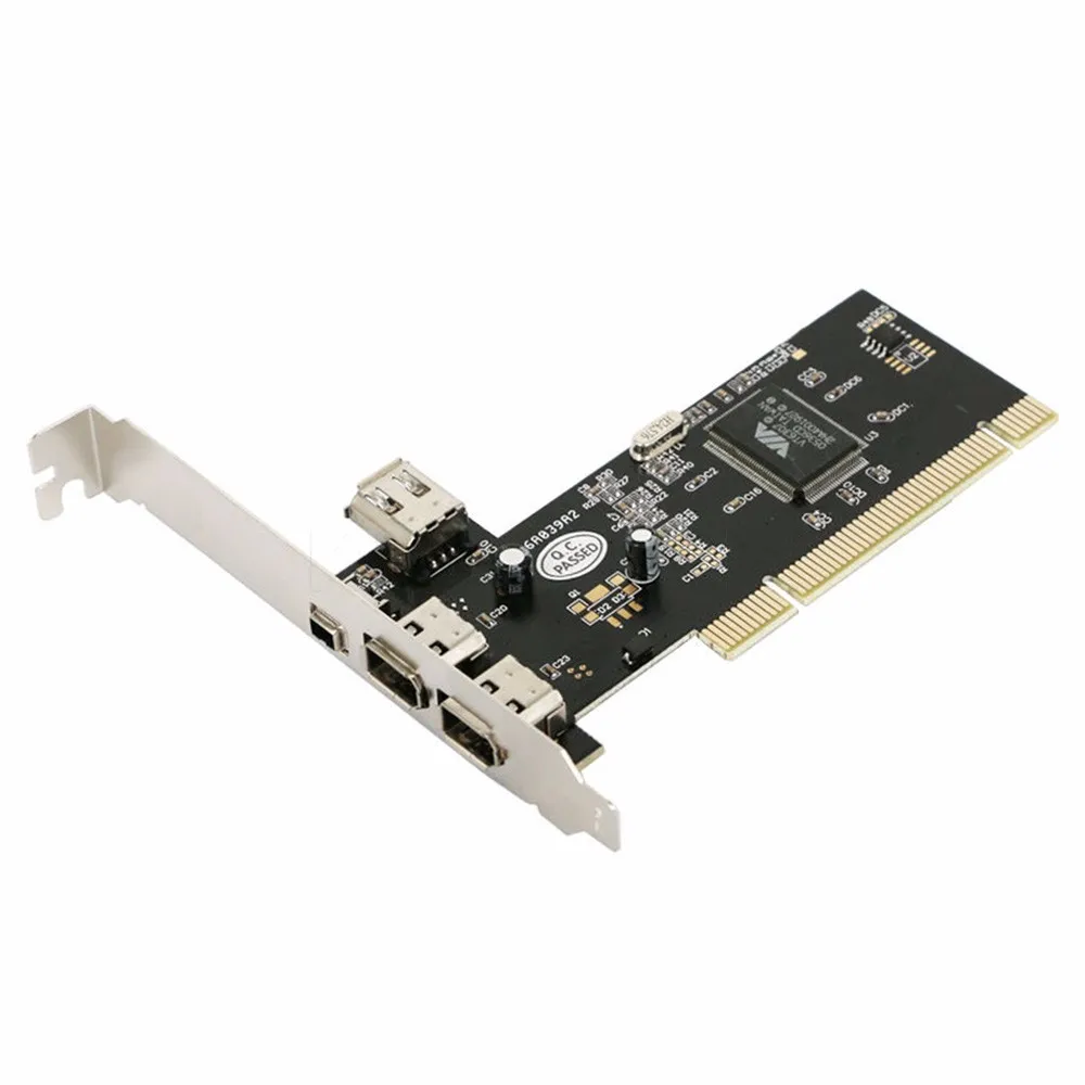 3 порта Firewire IEEE 1394 4/6 Pin PCI to 1394 DV контроллер карты видеозахвата адаптер для HDD MP3 PDA#6341