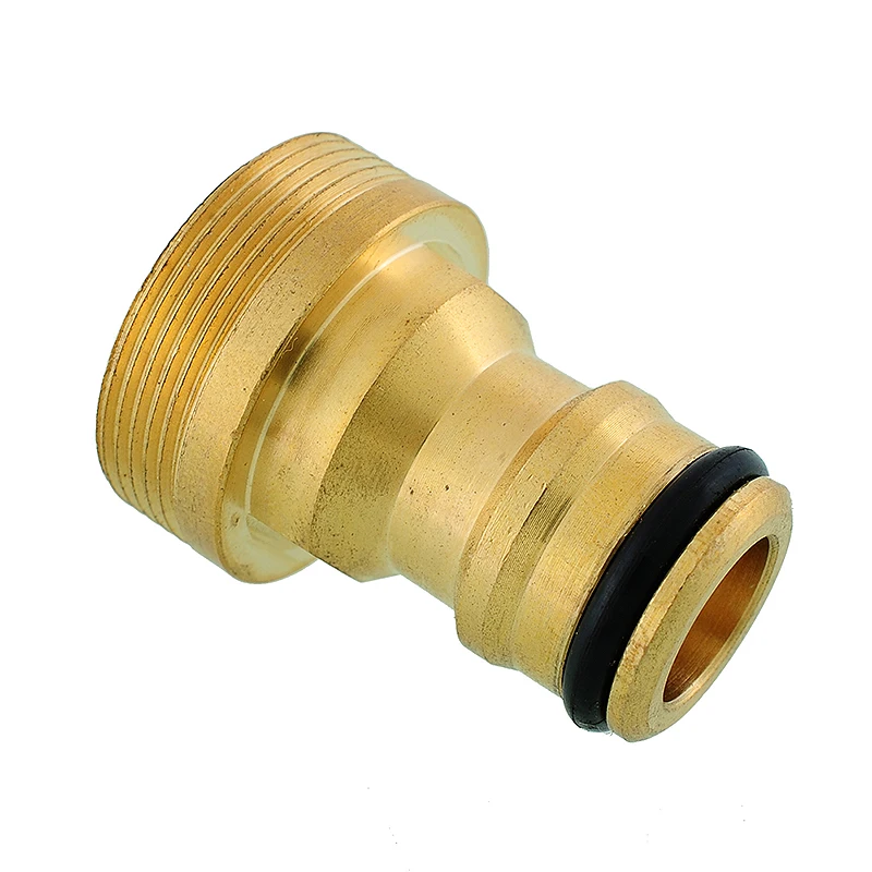 1pc Brass Male Quick Connector Adaptor Garden Water Hose Pipe Tap Spray Nozzle Snap Adaptor Fitting Garden Outdoor