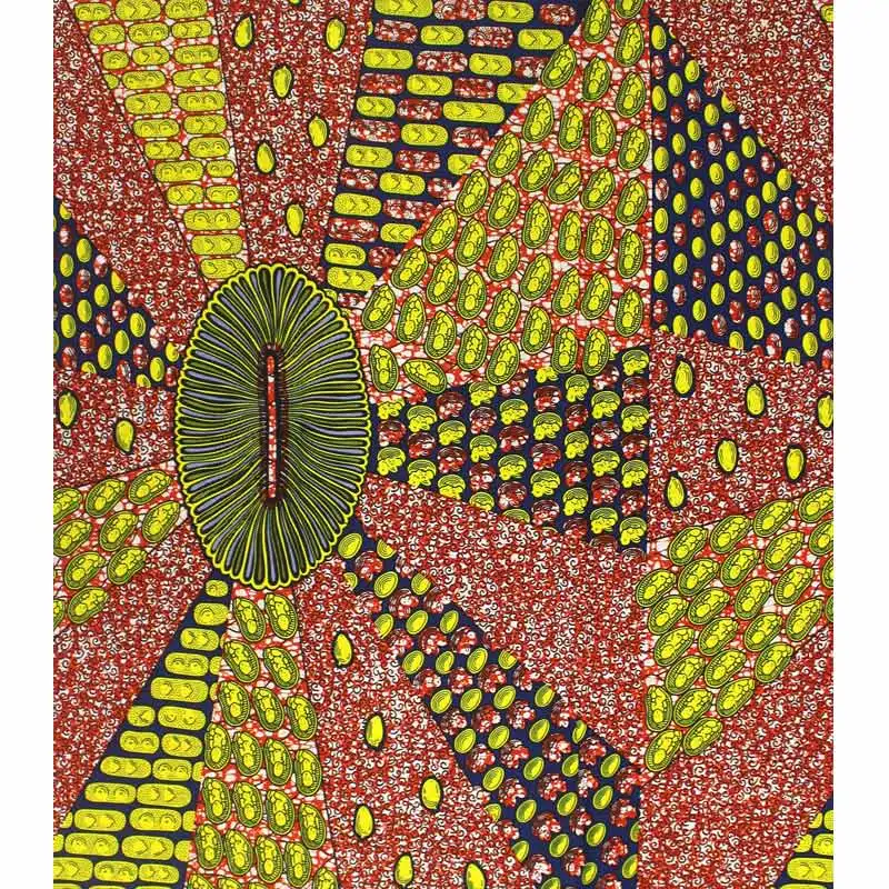 Горячий дизайн восковой ткани хлопок настоящий голландский воск 6 ярдов африканская восковая штамповка ткань высокого качества для вечерние Y90616-18