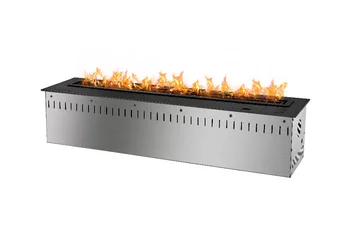 

31 inch 800mm L Remote control intellgent black or silver wifi ethanol terrassenkamin