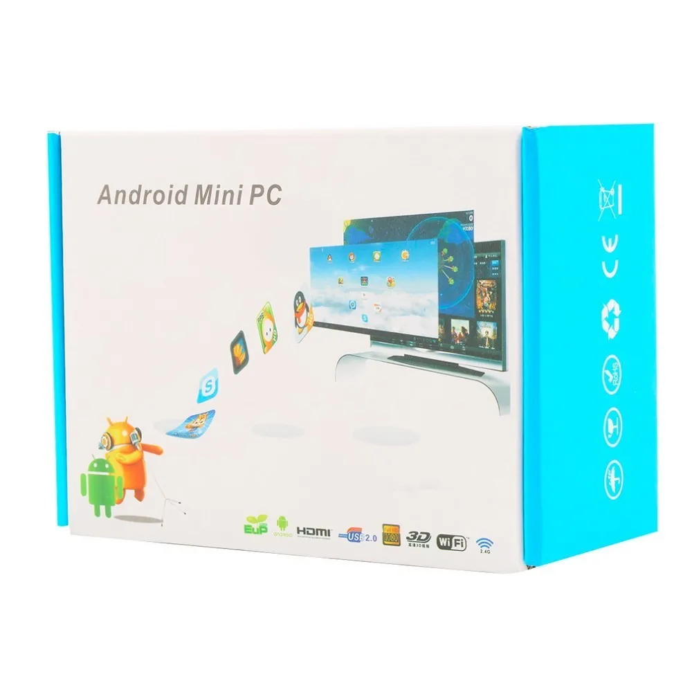 MK809IV Smart ТВ 2 ГБ 8 ГБ Android ТВ коробка Беспроводной HDMI ключ для Android Mini PC 4 ядра RK3188T WI-FI ТВ Stick