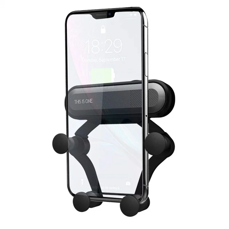 

Universal Car Phone Holder Gravity Stand In Car Telefon Tutucu Air Vent Mount For iPhone X 8 7 6 Samsung Mobile Phone Stand