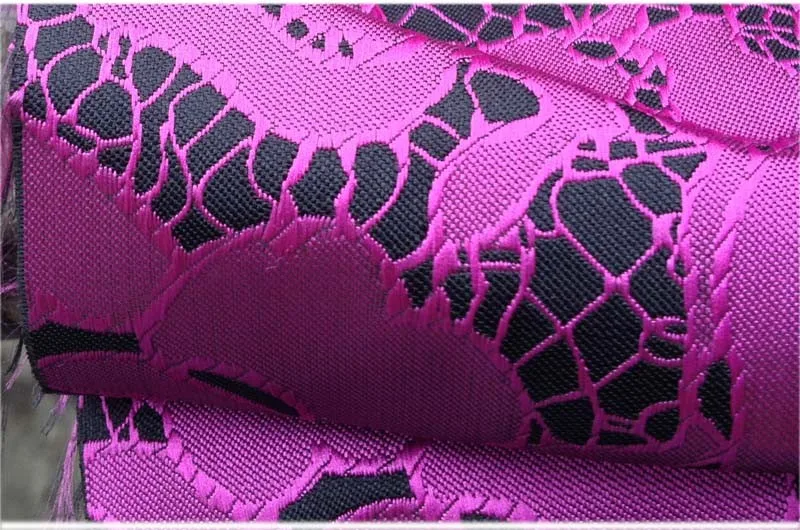 3D блестящая африканская кружевная жаккардовая парча ткань для платья, высокое качество Diy швейная одежда материал Tecido, 1 ярд, ширина: 165 см