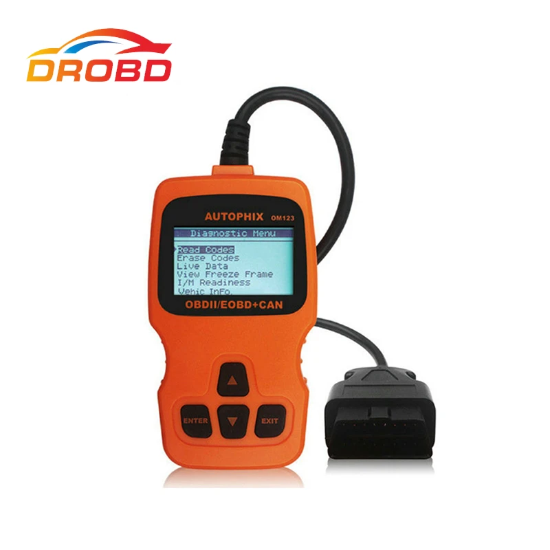 

2017 Newest Autophix OBDMATE OM123 OBD2 EOBD CAN Hand-held Engine Analyzer Code Reader Auto Scan Tool Automotive Scanner