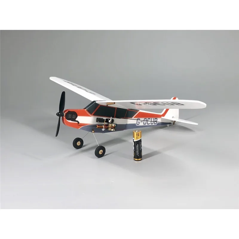 Minimumrc Bankyard Flyer Wingspan Avião Kit - Pnp J3-cub 360mm 9 Aviões de radiocontrole