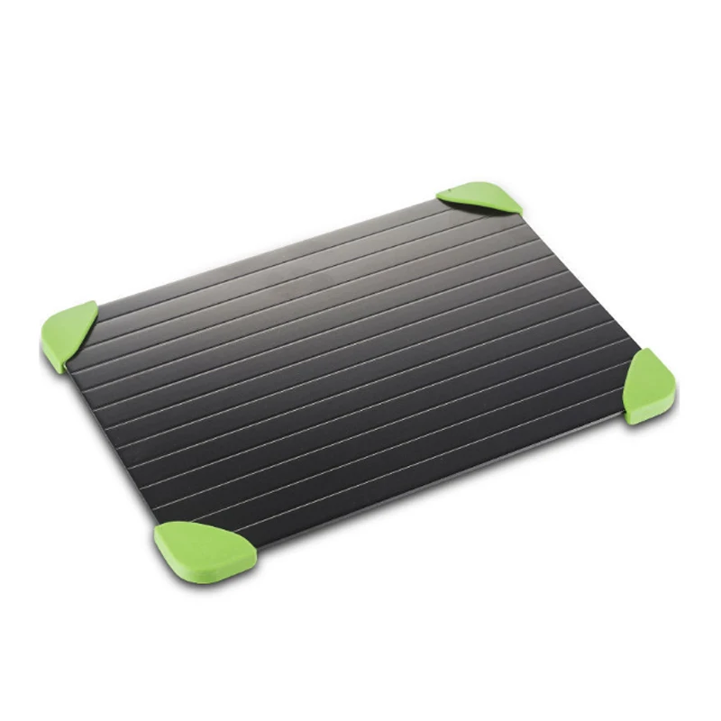 Rectangle Silicone Feet Magic Fast Unfreezing Of Food Thawing Tray Meat Rib Defrosting Board Defrost In Minutes Aluminum | Дом и сад