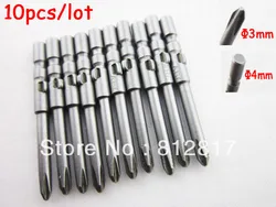 

4mm Dia Shank Magnetic Philips PH1 Screwdriver Bits 10 Pcs