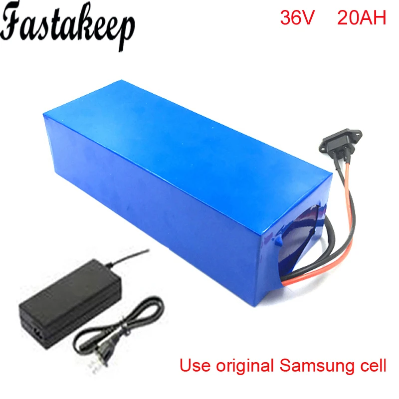 

1000W 36V 20AH Electric Bicycle Battery 36V Lithium Battery 36V 20AH E-bike battery 30A BMS 2A charger free shipping