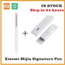 Xiao mi jia Sign Pen mi Pen 9,5 мм ручка для подписи PREMEC гладкая швейцарская заправка mi Kuni японские чернила(черный/синий) лучший подарок