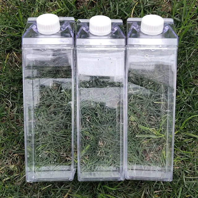 US $6.21 My 500ml Outdoor Sport Kitchen Transparent Milk Water Bottle Drinkware Creative Climbing Tour Hikin