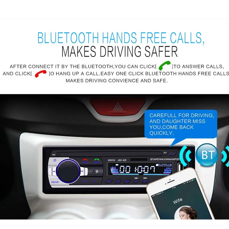 Автомобильный MP3 плеер 12 В 1DIN Bluetooth стерео радио беспроводной fm приемник GPS