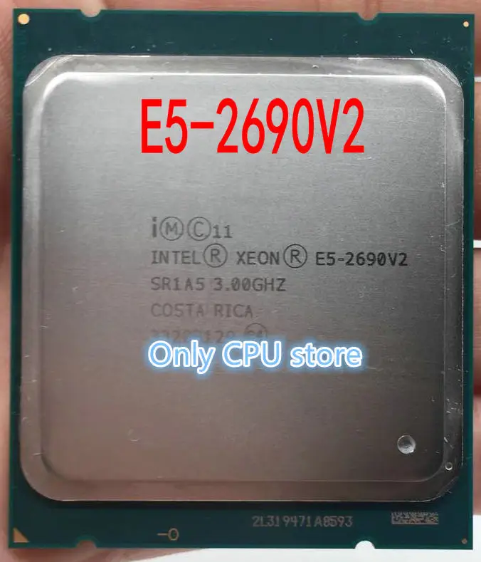 for Intel E5-2690v2 E5-2690 V2 Processor SR1A5 3.0Ghz 10 Core 25MB Socket LGA 2011 Xeon CPU E5 2690 V2 cpus