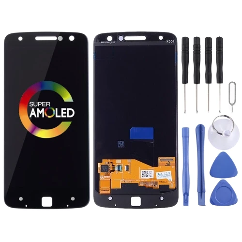 

LCD Screen and Digitizer Full Assembly for Motorola Moto Z Droid XT1650-01 XT1650-03(Black)