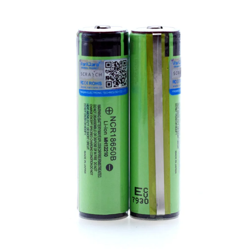 4 шт защищенные от варикор 18650 NCR18650B 3400mAh перезаряжаемые батареи 3,7 V с PCB для фонариков батареи+ коробка