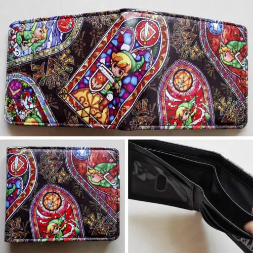 2018 Legend of Zelda wallets Purse Multi Color Plastic Leather W140