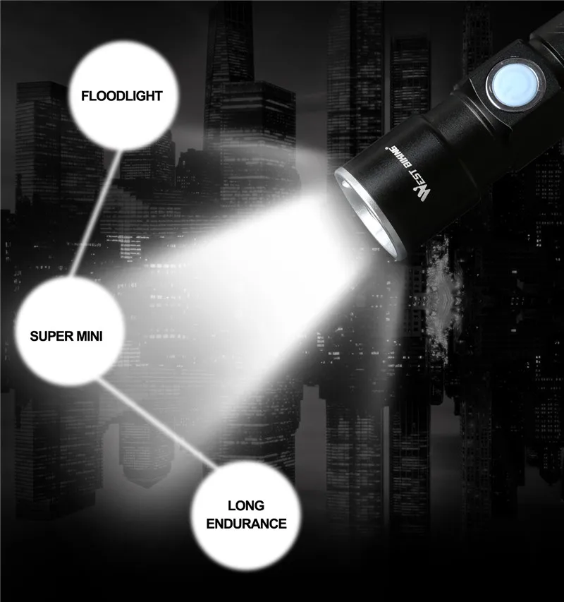 Top WEST BIKING Bike Light Ultra-Bright Zoomable 240 Lumen Q5 200M USB Rechargeable Bicycle Light Cycling Front LED Flashlights Lamp 11 Top WEST BIKING Bike Light Ultra-Bright Zoomable 240 Lumen Q5 200M USB Rechargeable Bicycle Light Cycling Front LED Flashlights Lamp 11