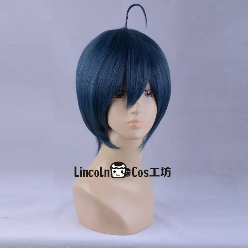 Hallooween Косплей Danganronpa Dangan Ronpa Saihara shuichi парик синие волосы ролевые игры| |