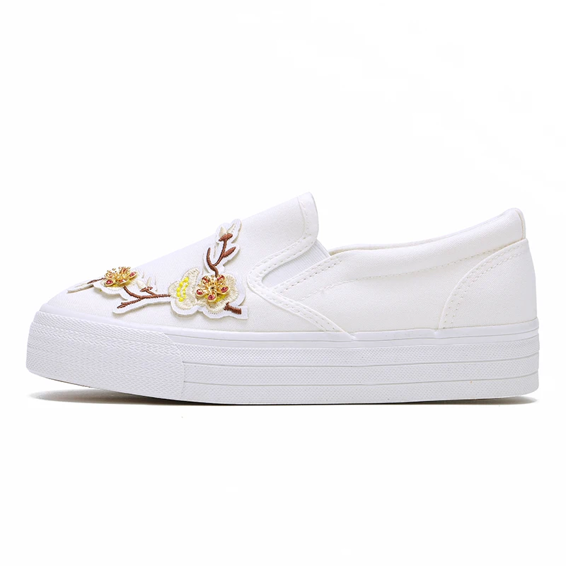 Fujin/Дизайнерская обувь с объемным цветком; сезон весна-осень; обувь на платформе; женские лоферы без шнуровки; обувь на плоской платформе; вулканизированные Стразы