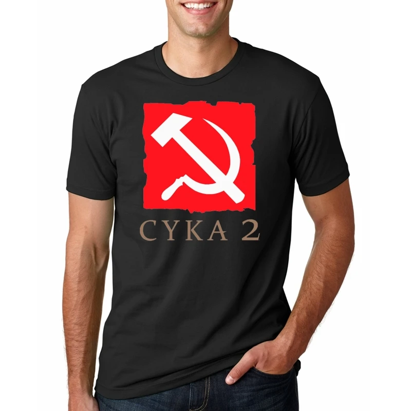 Русский Dota 2 футболки Для мужчин короткий рукав рубашки футболка творческий