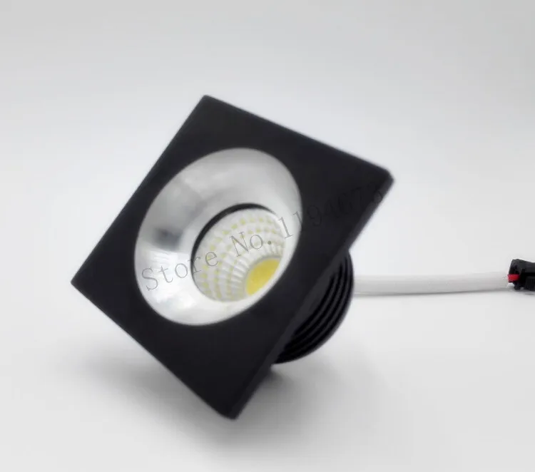쥬얼리 디스플레이용 조광 가능 미니 LED 다운라이트, 천장 매입형 램프, AC90-260V 웜, 내추럴, 콜드 화이트, 5W, 10 개