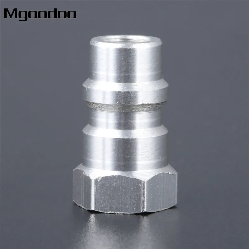 

R12 R22 R502 Screw to R134A Fast Conversion Adapter Valve 1/4" SAE to 8v1 Thread Fast Conversion Adapter Valve Aluminum Alloy
