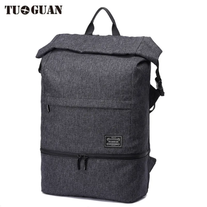 

TUGUAN 15.6 Inch Laptop Backpack Extended Capacity Men Business Pack Waterproof Anti Theft Fashion Computer Backpack School Bag