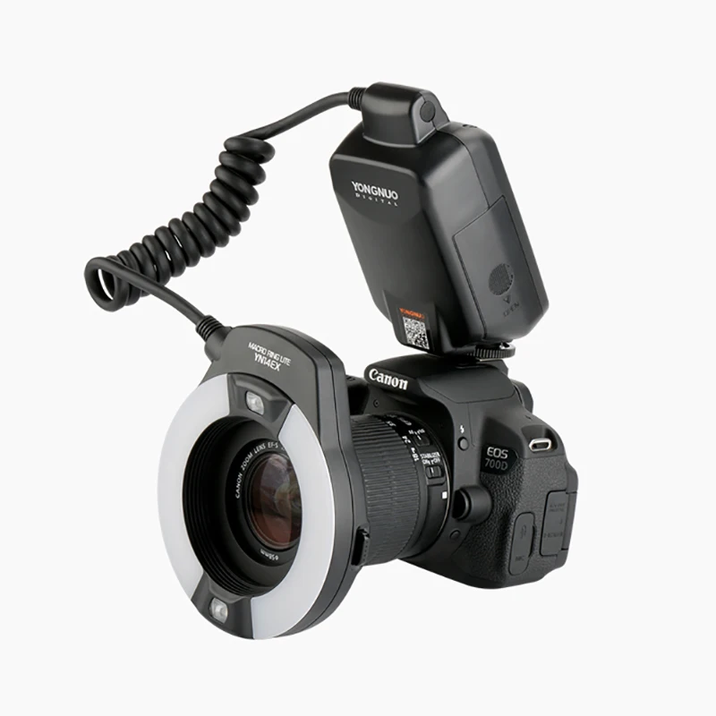 Светодиодная лампа для видеосъемки YONGNUO YN14EX E TTL макро кольцо Flash Speedlite Canon 5Ds 5Dsr 760D 5D