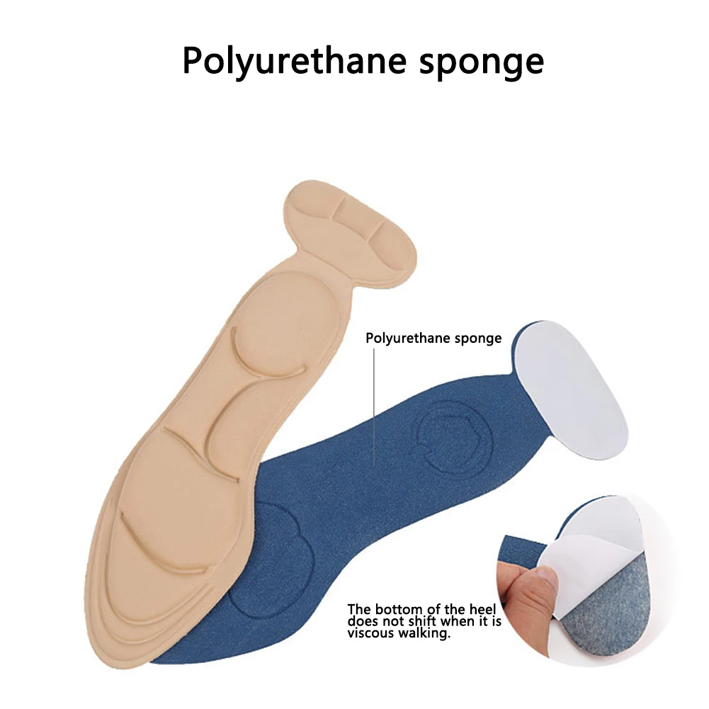 3 цвета, удобные, Нескользящие, 2 в 1, вставки на пятке, подушечки для обуви, женские подушечки на пятке, Нескользящие стельки для ухода за ногами, инструмент