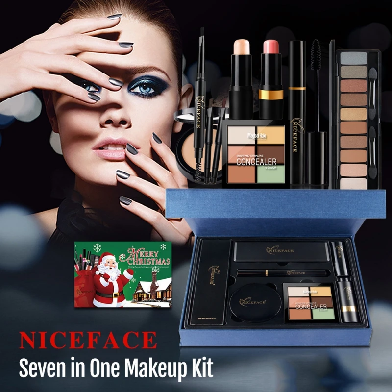 

Makeup Set for Women Girls Professional Makeup Lipsticks Eyeshadow Mascara Face Powder Highlight Makeup Kits High Quality