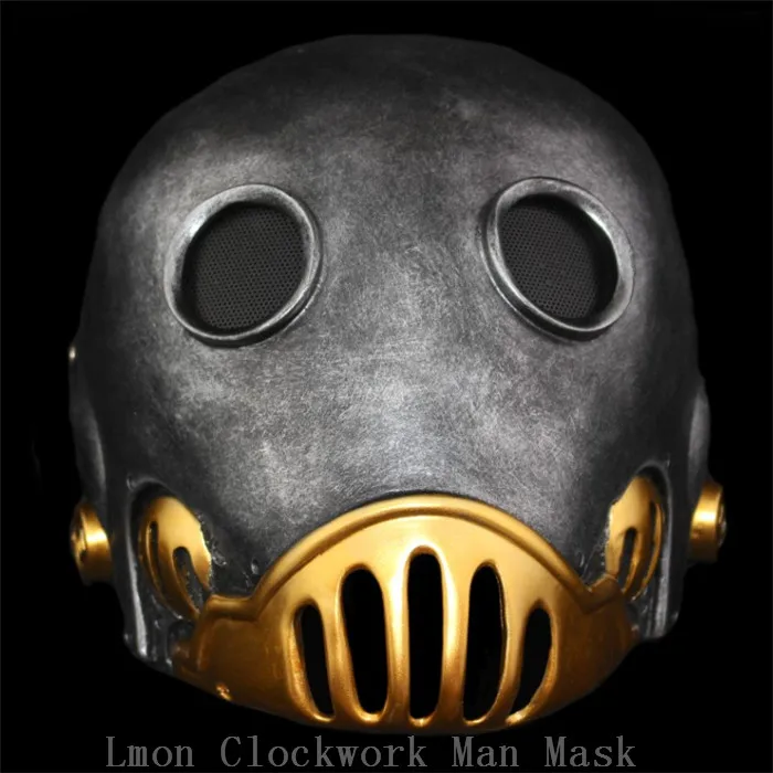 

Hot Halloween Party Cosplay Hellboy Movie Cosplay Masquerade Kroenen Nazi face Mask Adult Size Head Prop The Clockwork Man Masks