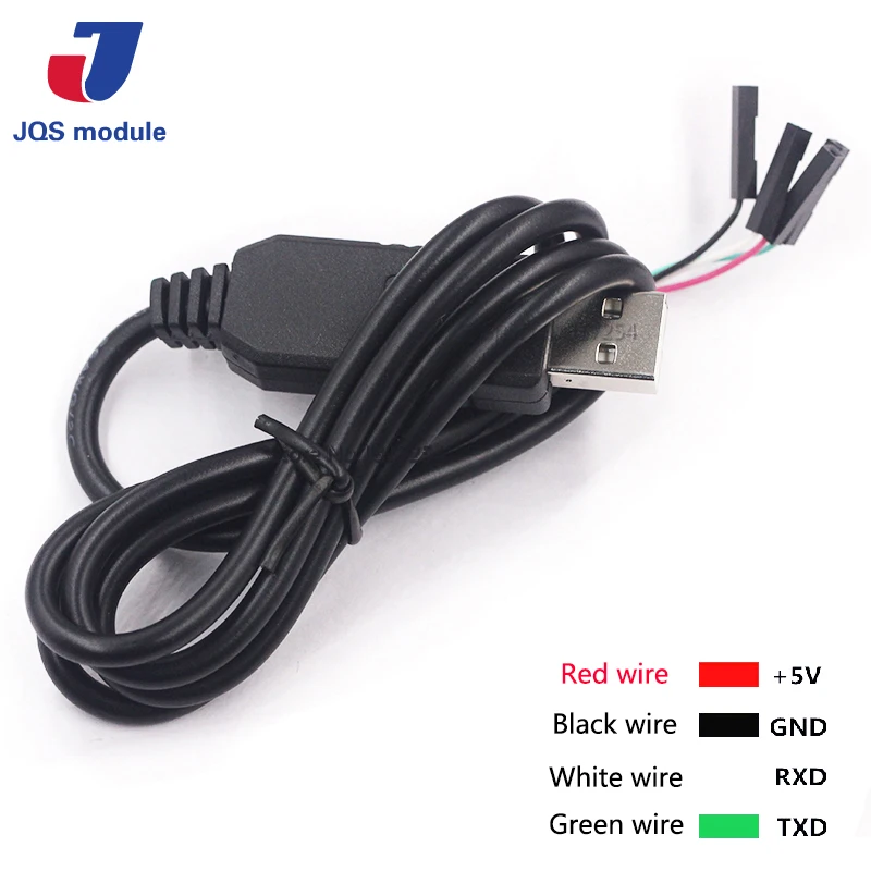 

Free shipping 1pcs/lot PL2303 PL2303HX USB to UART TTL Cable module 4p 4 pin RS232 Converter in stock