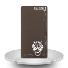 Высокое качество новая игра Final Fantasy XV из искусственной кожи Мужской Длинный кошелек с принтом Carteira Fashion Carteira Masculina держатель для карт