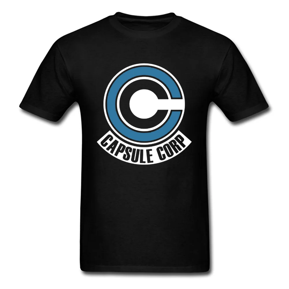 

Dragon Ball Z Capsule Corp Symbol Tshirt Son Goku Saiyan Vegeta Super High Quality O-Neck Print 100 Cotton Man Tops & Tees