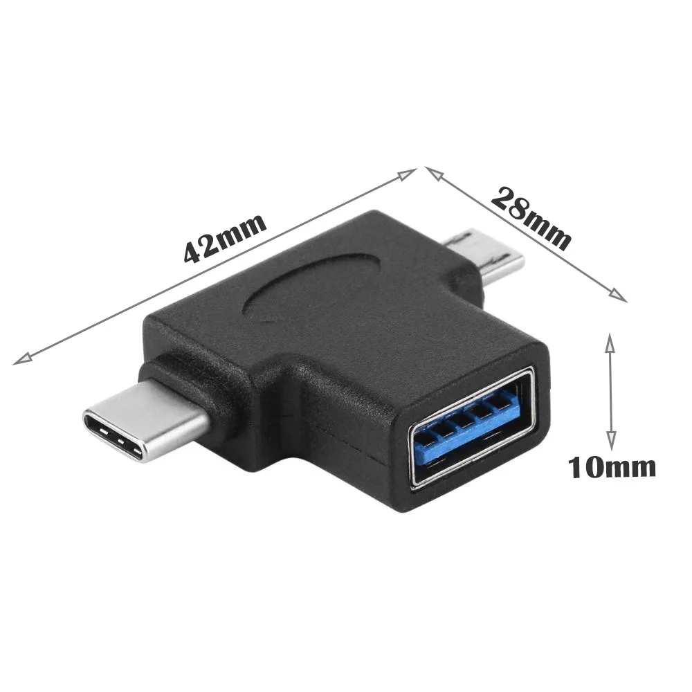 Застенчивый OTG адаптер микро конвертер USB Женский тип-c USB штекер для мобильного телефона 3,0 2 в 1