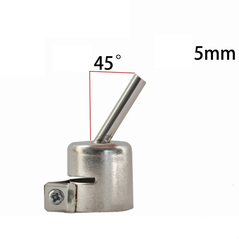 

5mm 45 degrees type BGA nozzle hot air gun nozzle for YIHUA SAIKE YOUYUE 850 852 852D 858 length 28mm