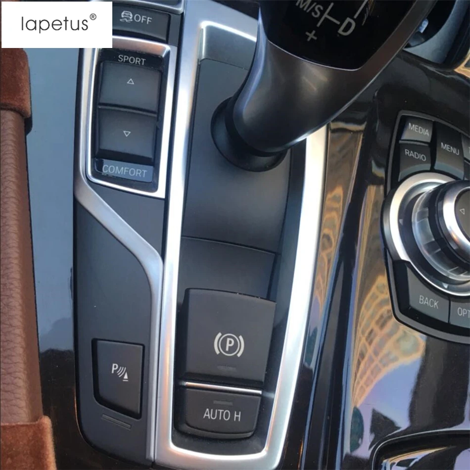 Lapetus аксессуары для BMW 5 серии F10 2011-2016X3 F25 X4 F26 2012- матовый киоск коробка переключения передач литьевая крышка комплект отделка