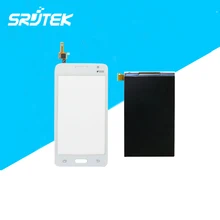 White For Samsung Galaxy Core 2 G355 G355H LCD Display + Touch Screen Wholesale With LOGO