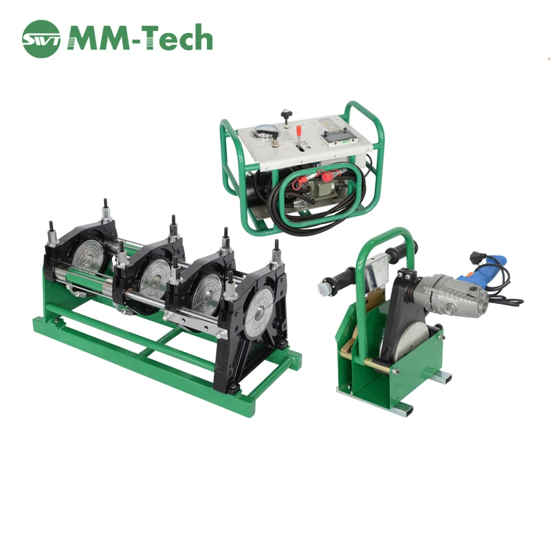 SWT B160/50 H сварочный аппарат для стыковой сварки HDPE с ручным управлением труб и
