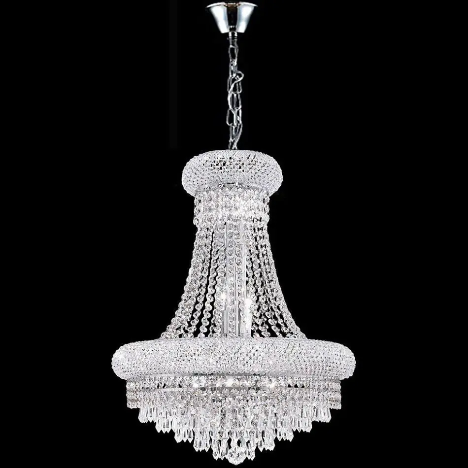 Luxury K9 Crystal Chandelier led lamps High quality hotel Chandeliers