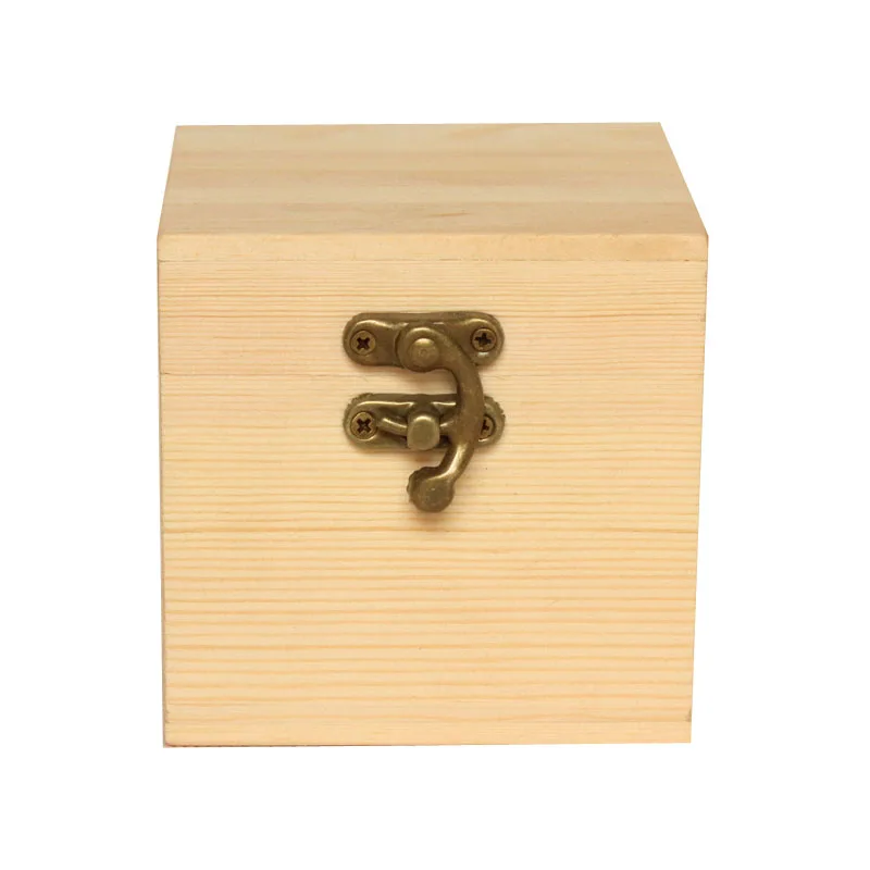 

Free shipping wholesale 20pcs /lot 9*9*9cm Wood Box For Jewelry Necklace Pendant Watch Gift Packaging Boxes Wood Storange Box