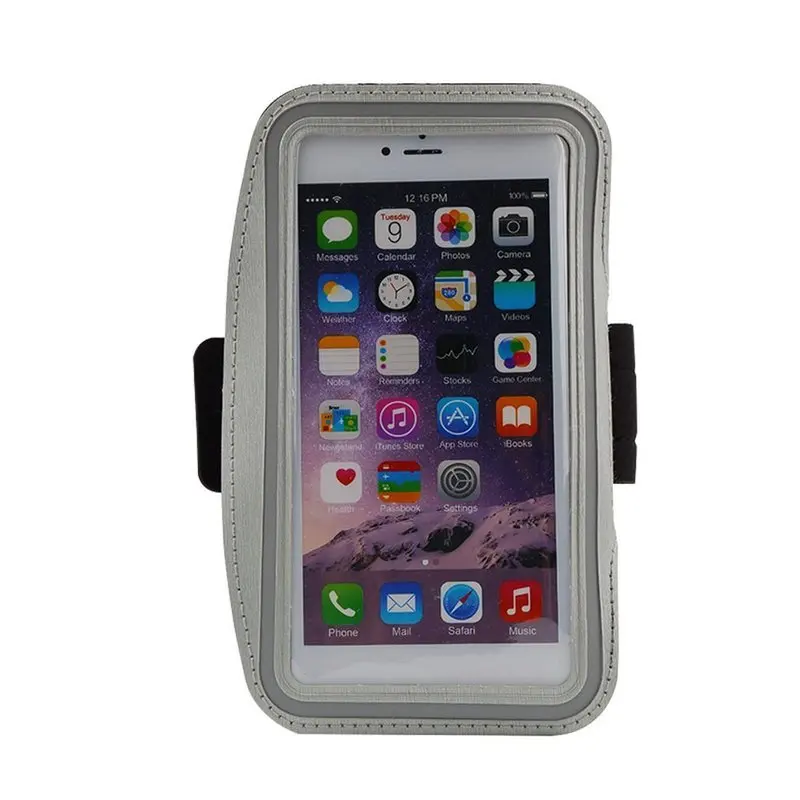 Koop Waterdichte Gym Sport Running Armband Voor iphone X 8 5 5 s SE 6 6 s 7 7 s plus arm Band Telefoon Tas Case Cover Pouch binnen 5.5 inch