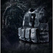 Камуфляж охота военный Молл Боевой Тактический жилет тело Молл Броня CS открытый охота в джунглях игровой жилет