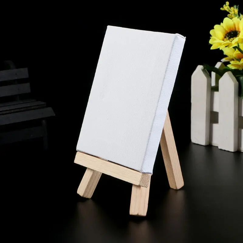 Mini Natural Wood Cotton Easel Art Painting Wedding Party Craft  used in Frame Display Holder