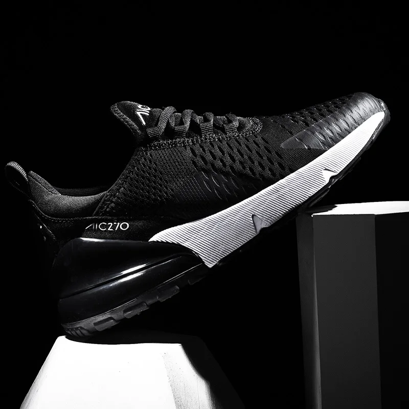 Новое поступление, модные мужские кроссовки с воздушной подушкой и Flyknit Tech Zapatos Para Correr, дышащая легкая амортизирующая мужская повседневная обувь