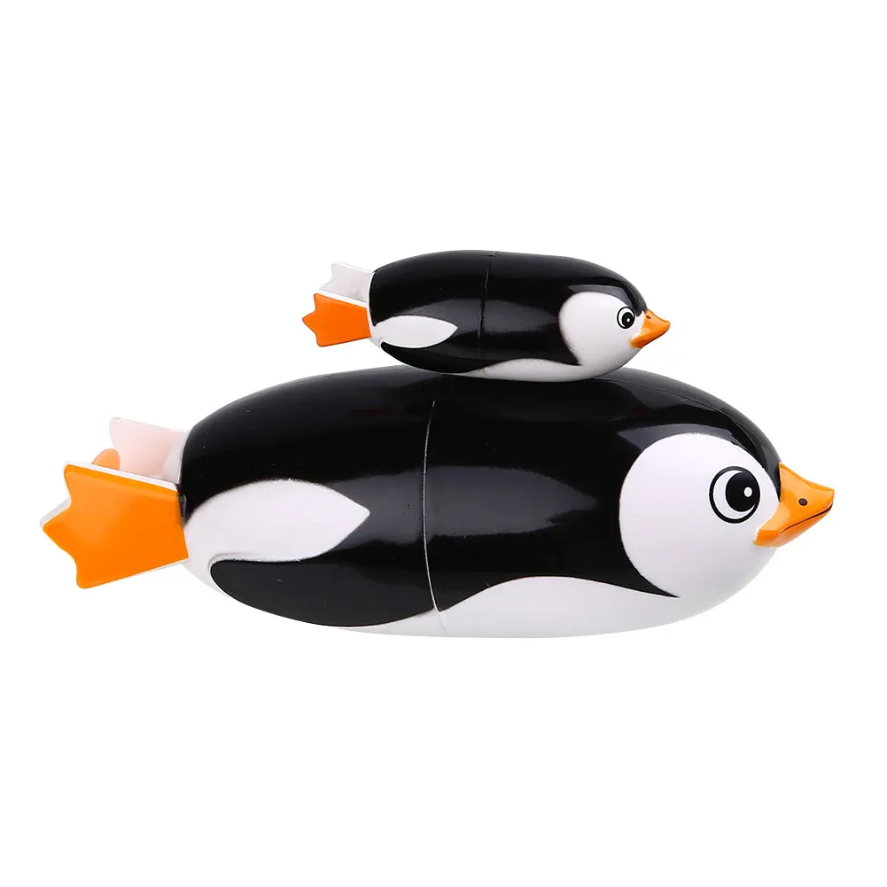 Peradix 2 шт. Пингвины Электрические игрушечные животные плавающая игрушка для ребенка развивающие две ванны батарейный блок Электрический пингвин игрушка для купания
