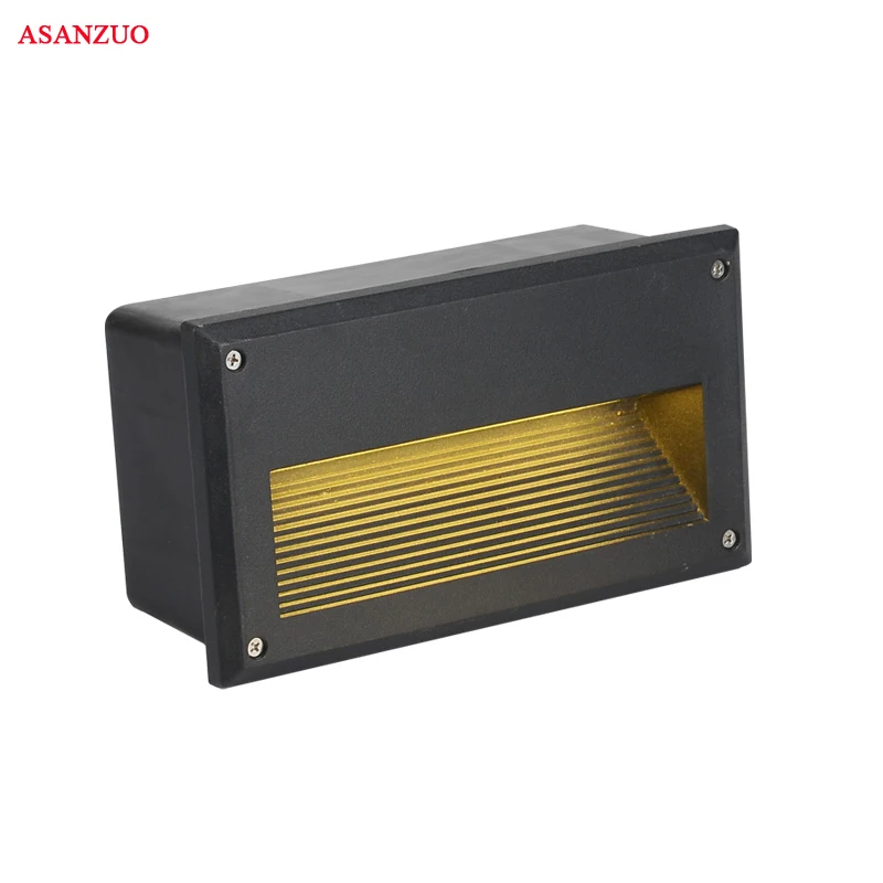 Outdoor Waterproof LED Wall Lamp buried lamp 5W7W10W embedded footlights LED step lights Garden Spotlight AC85-265V