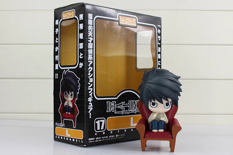 Аниме DEATH NOTE ПВХ фигурка игрушки Nendoroid 17# L Lawliet 10 см Версия Модель Куклы для детей