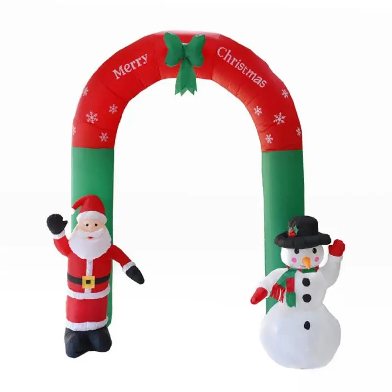 

Inflatable Arch Santa Claus Snowman Christmas Outdoors Ornaments Shop Decor